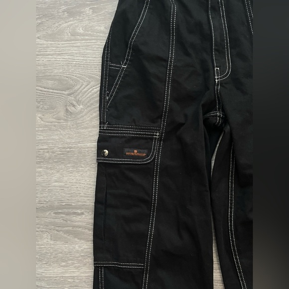 BDG Black Urban Outfitters UO BDG Slouchy Skater Cargo Pants Size 28 - Picture 11 of 16